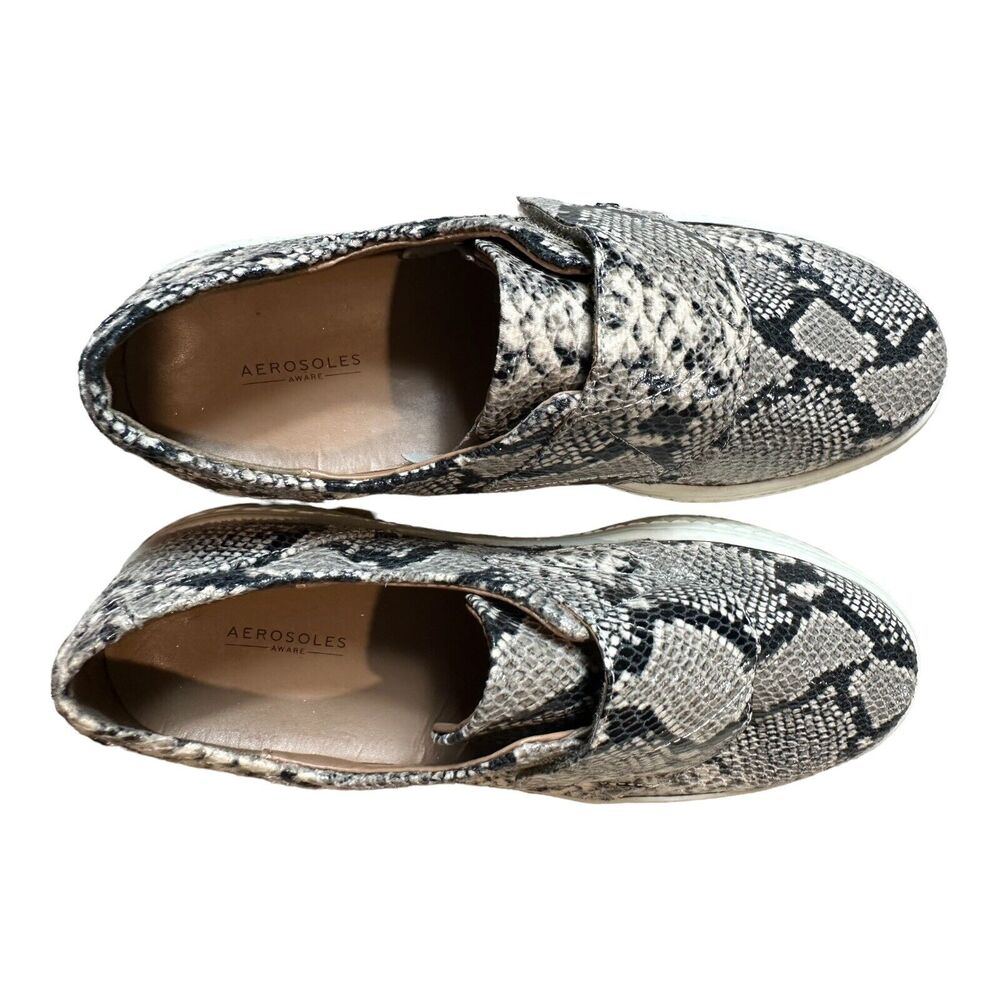Women's Aerosoles Ebbie Vegan Slip on Sneakers Loafer Shoes roccia, Size 10.5